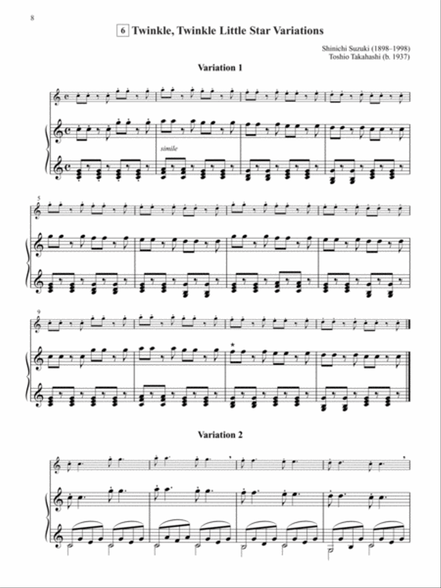 Suzuki Flute School, Volume 1 Flute scores gallery preview page 3