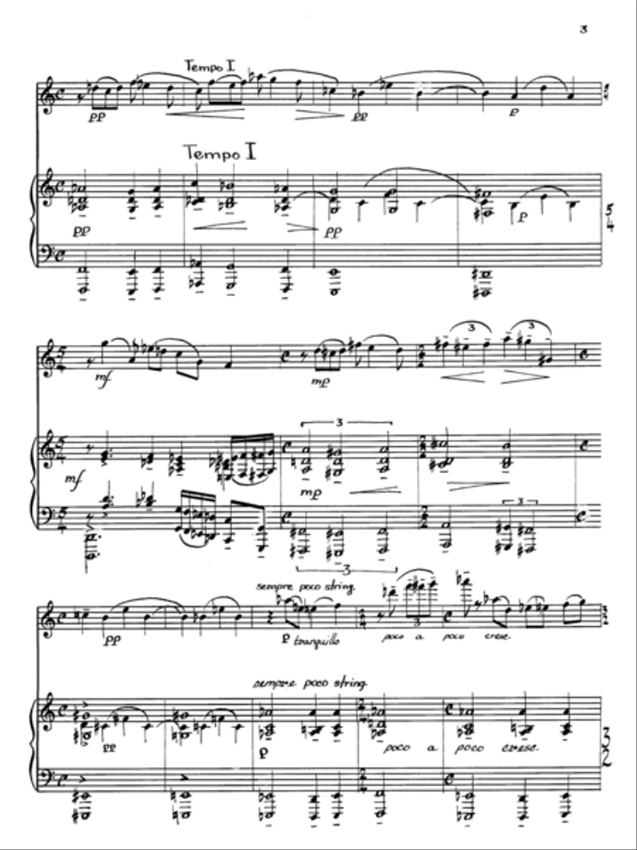 Sonata for Violin and Piano Violin Solo scores gallery preview page 10
