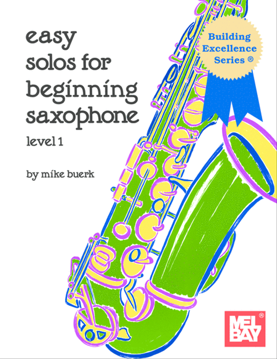 Easy Solos for Beginning Saxophone, Level 1 Saxophone Solo scores gallery preview page 1