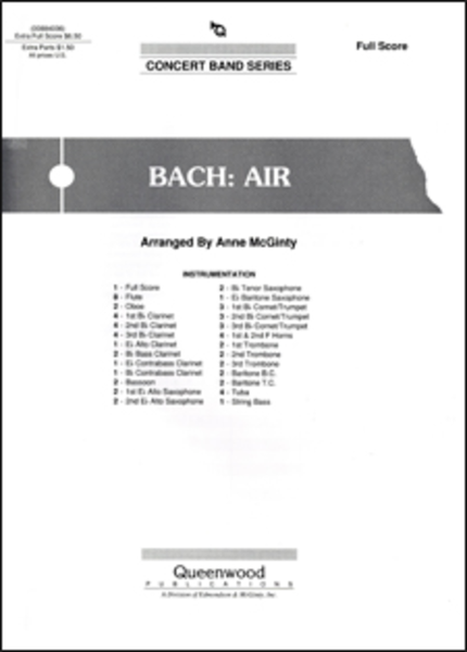 Bach: Air - Score image number null