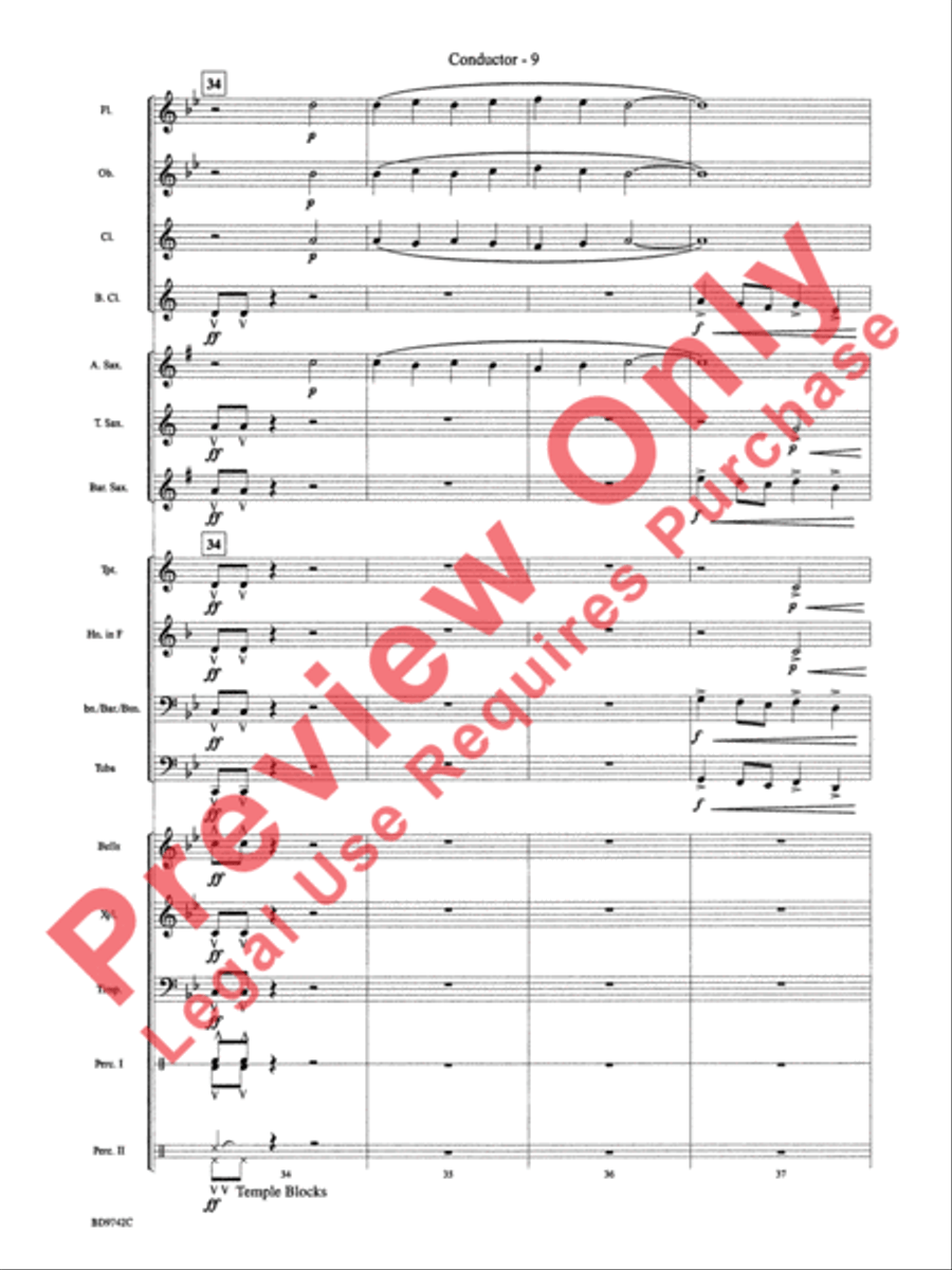 Mystic Legacy Mystic Legacy Concert Band scores gallery preview page 12
