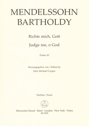 Judge me, O God, op. 78