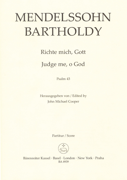 Judge me, O God, op. 78