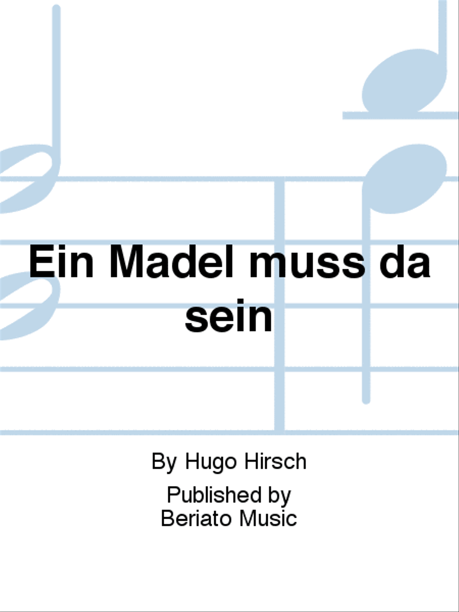 Ein Mädel muß da sein Voice Solo scores gallery preview page 1