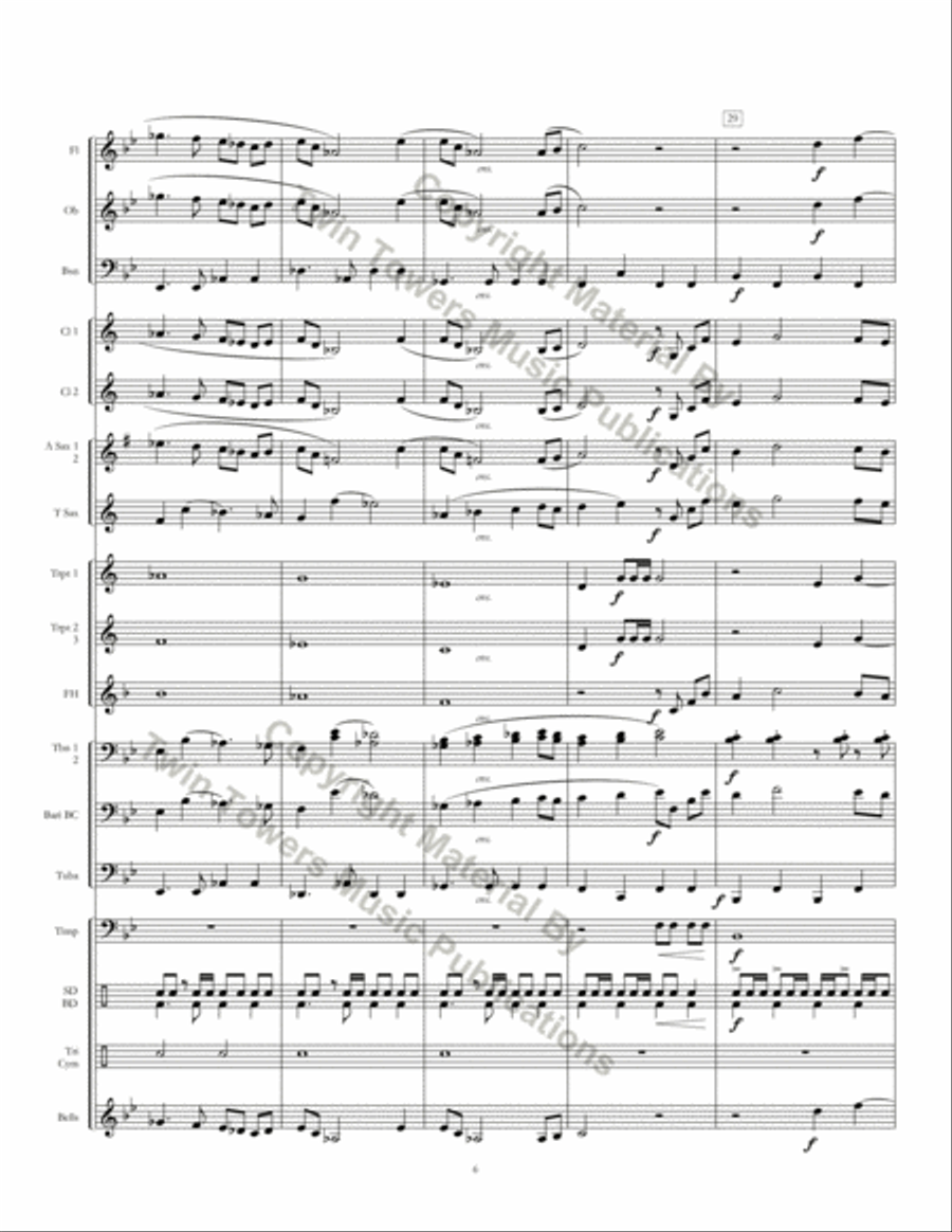 Northshore March Concert Band scores gallery preview page 8