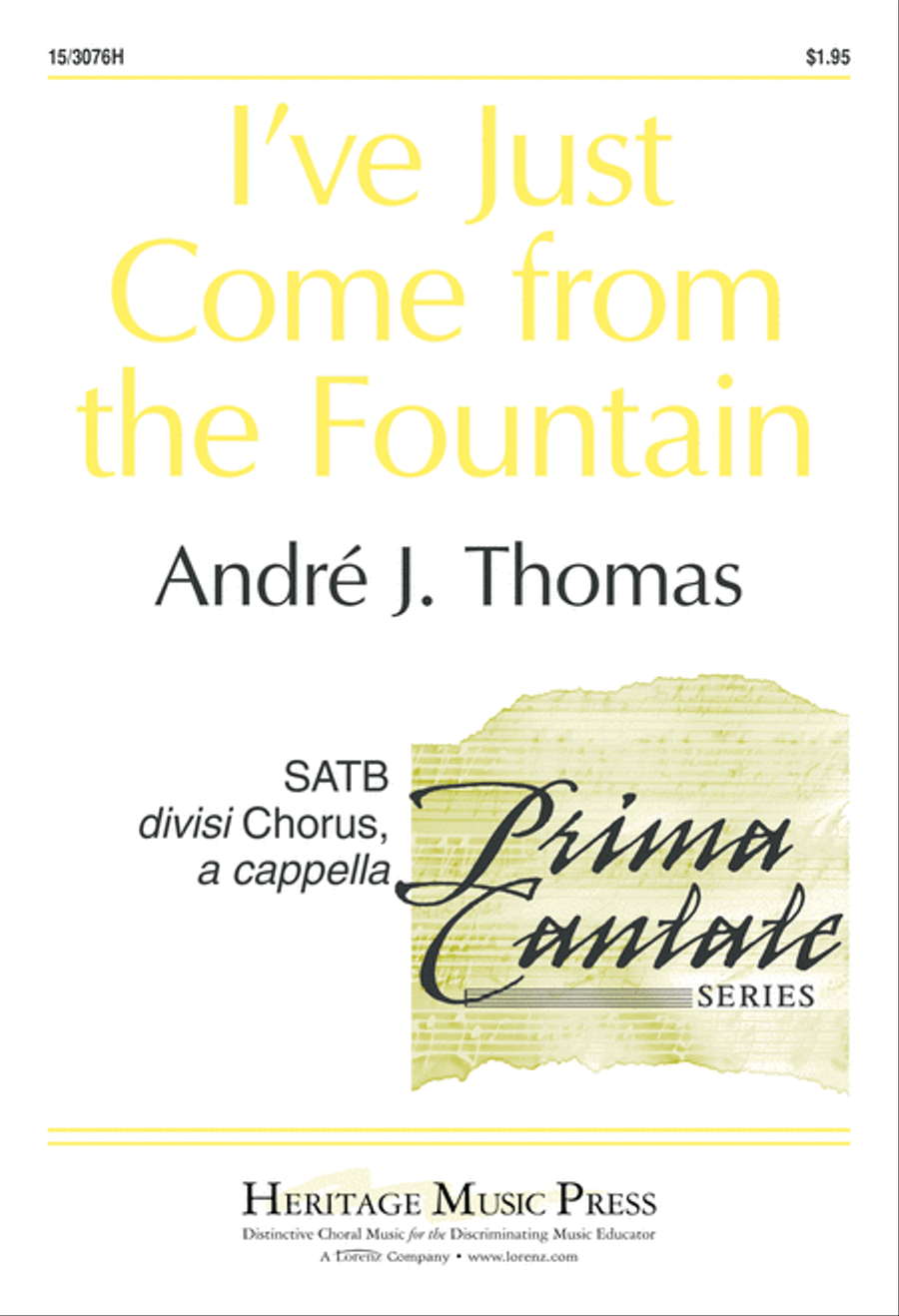 I've Just Come from the Fountain Divisi scores gallery preview page 1