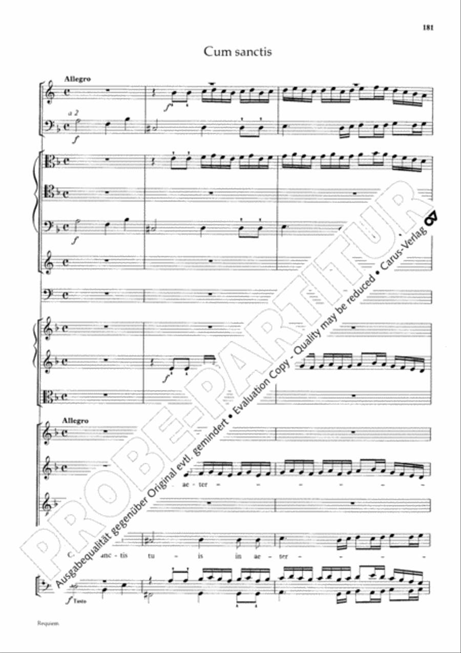 Requiem Requiem 4-Part scores gallery preview page 188