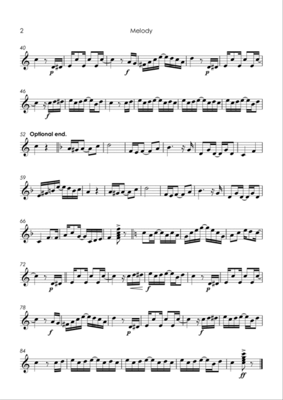 VOLUME 2: Western Classical Music Classroom Ensemble Pack (4 pieces) with backing tracks Bassoon scores gallery preview page 6