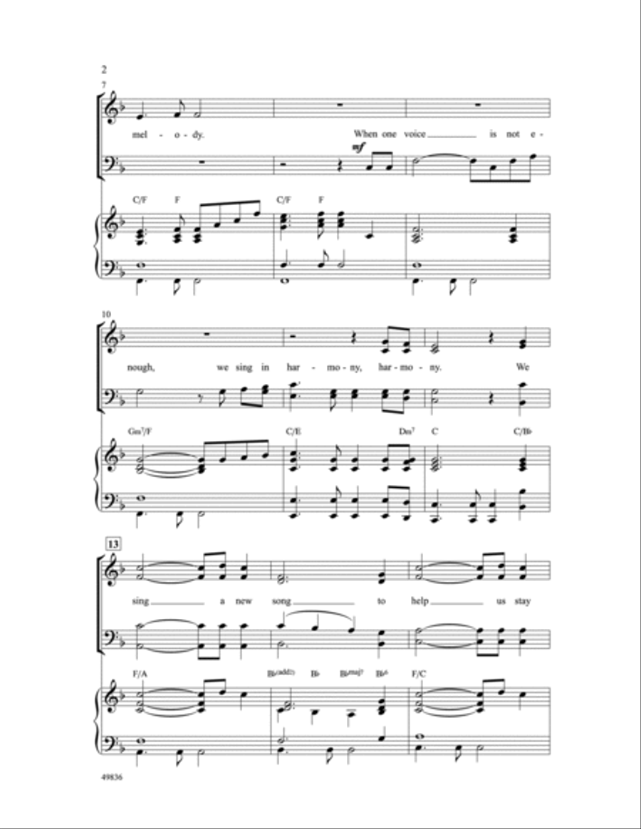 When Words Are Not Enough Choir scores gallery preview page 2