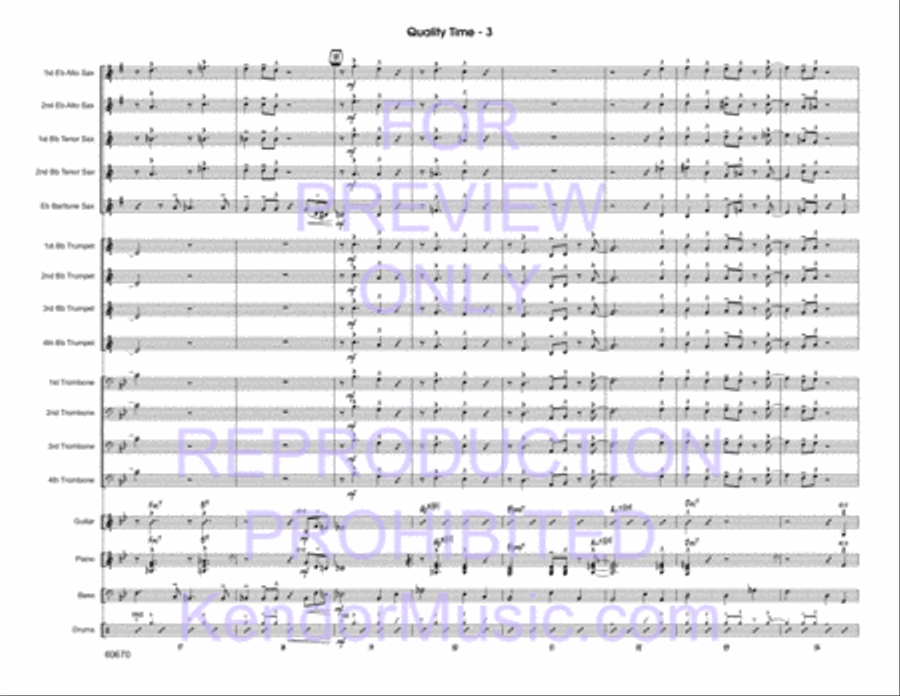 Quality Time Jazz Ensemble scores gallery preview page 4