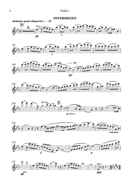 Carmen Suite Nº1 - G. Bizet - For String Quartet (Full Parts) image number null