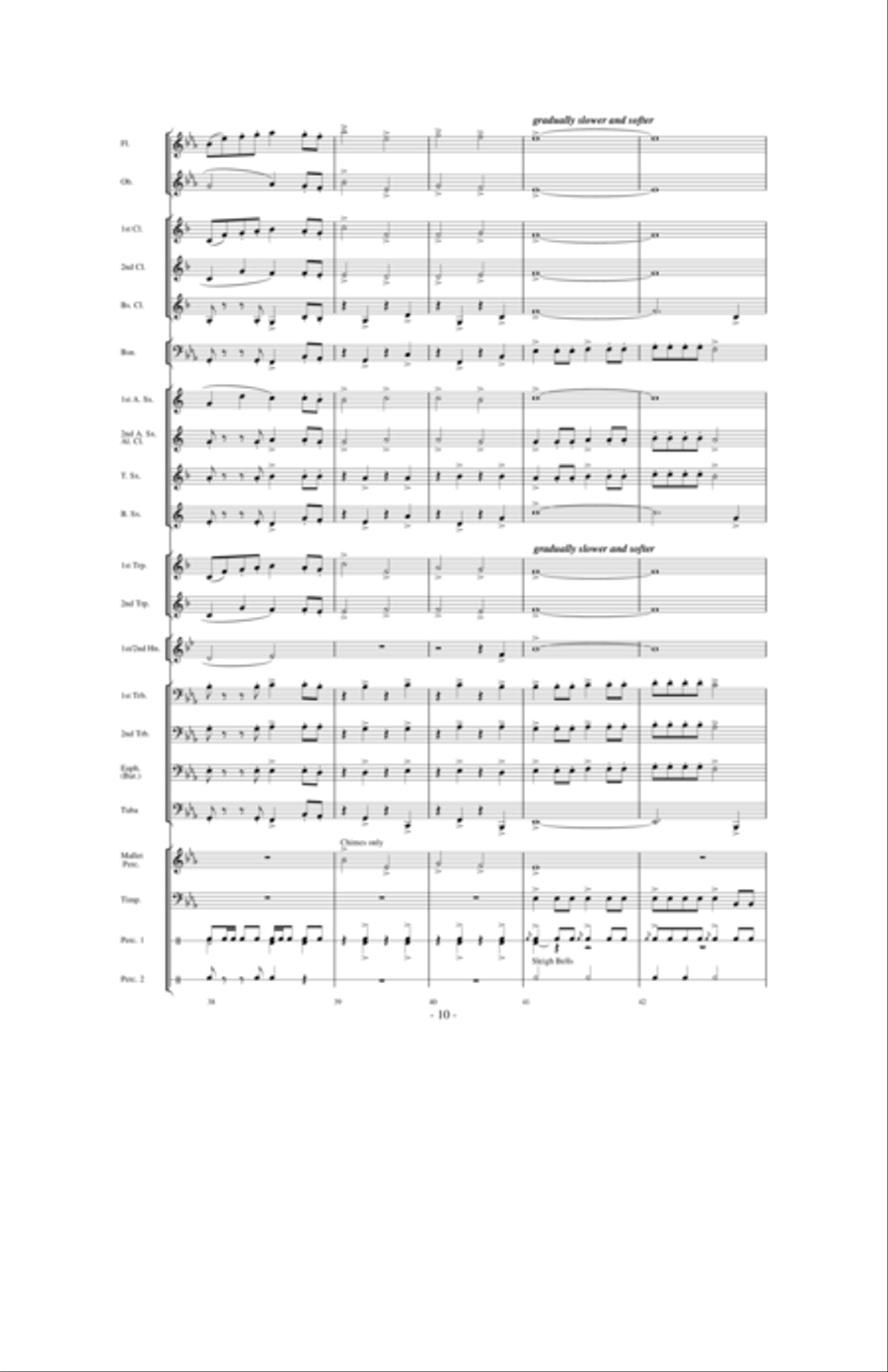 Clark County Celebration Concert Band scores gallery preview page 9