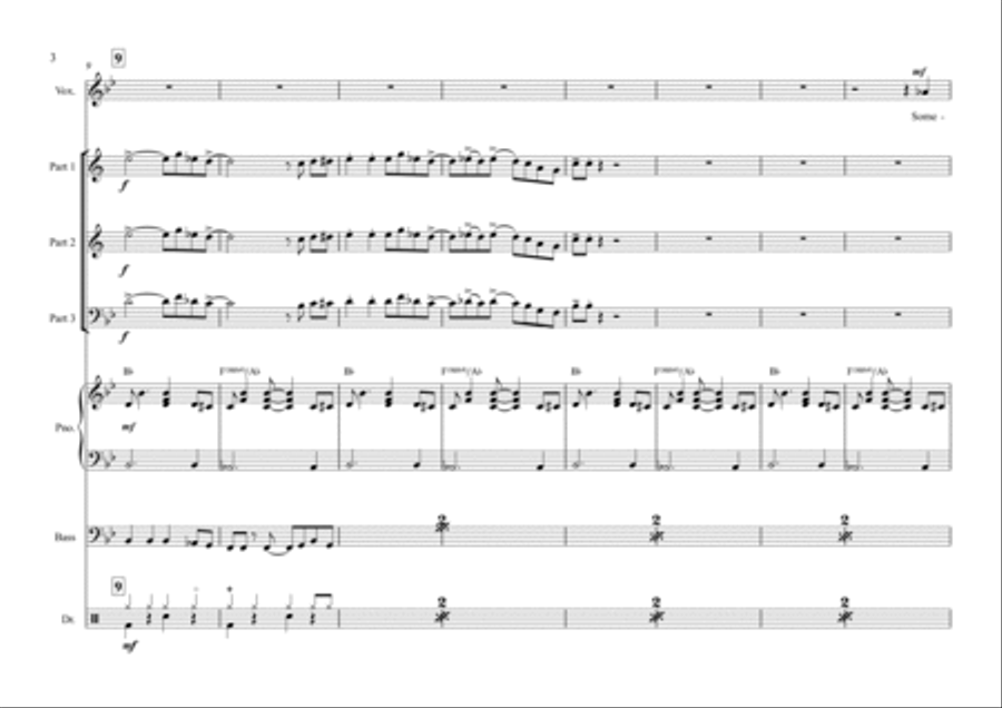 (i Could Only) Whisper Your Name Jazz Ensemble scores gallery preview page 4