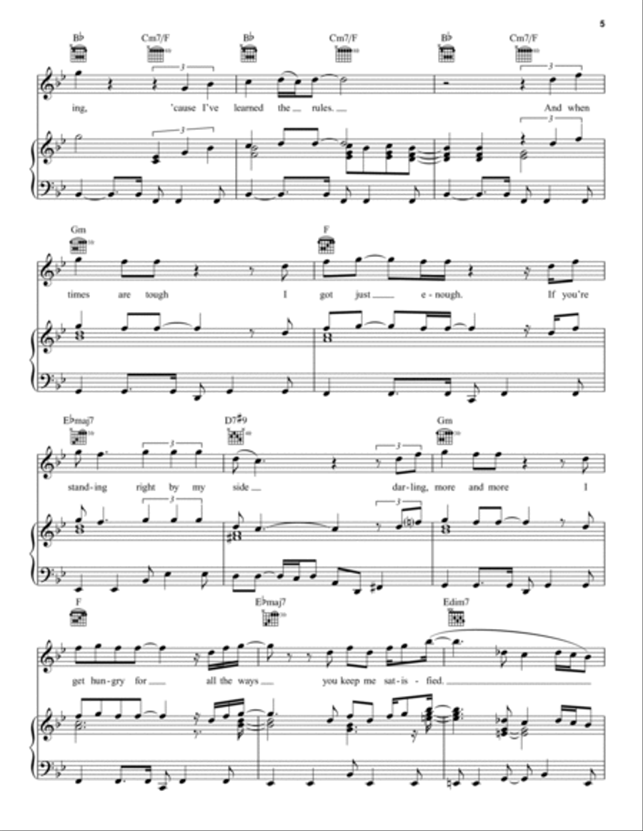 When In Rome When In Rome Piano, Vocal, Guitar scores gallery preview page 5