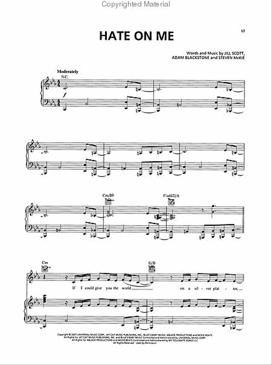 Glee Piano, Vocal, Guitar scores gallery preview page 3