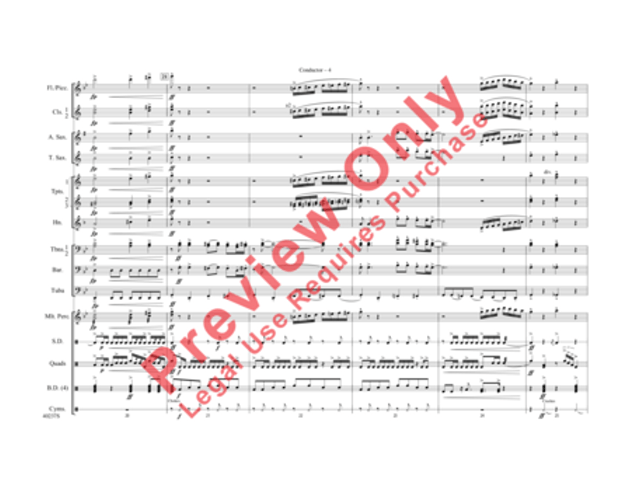 Big Noise from Winnetka Marching Band scores gallery preview page 5