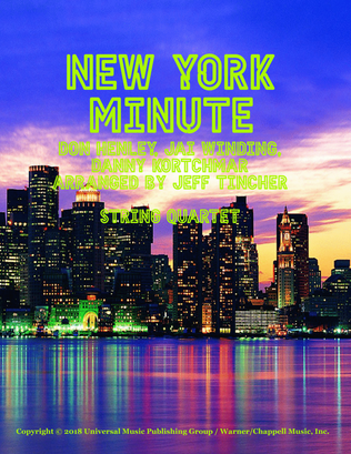 Book cover for New York Minute