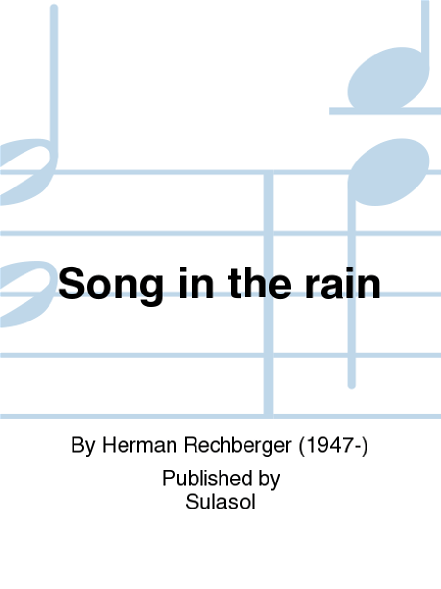 Song in the rain SSAA scores gallery preview page 1