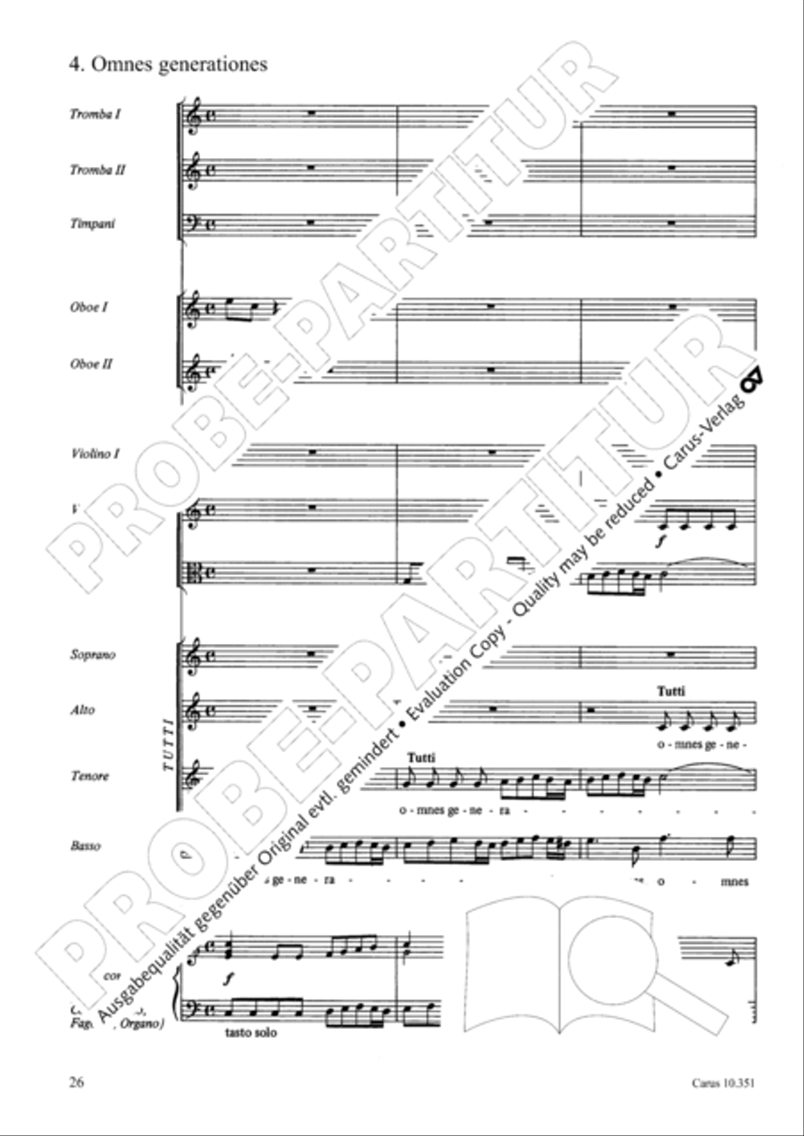 Magnificat Magnificat 4-Part scores gallery preview page 27