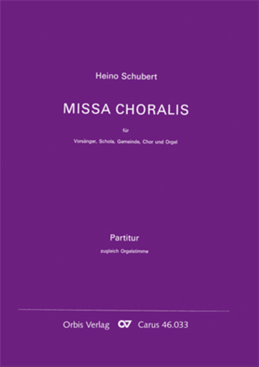 Missa Choralis zu GL 401-404 4-Part scores gallery preview page 1