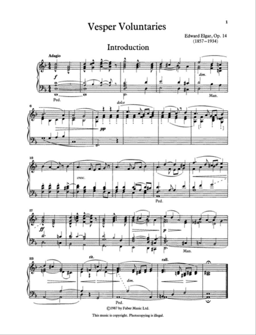 Vesper Voluntaries, Op. 14 Organ scores gallery preview page 2