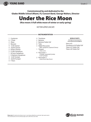 Under the Rice Moon: Score