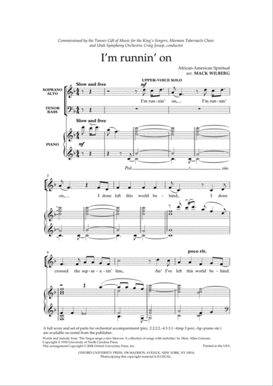 I'm runnin' on 4-Part scores gallery preview page 2