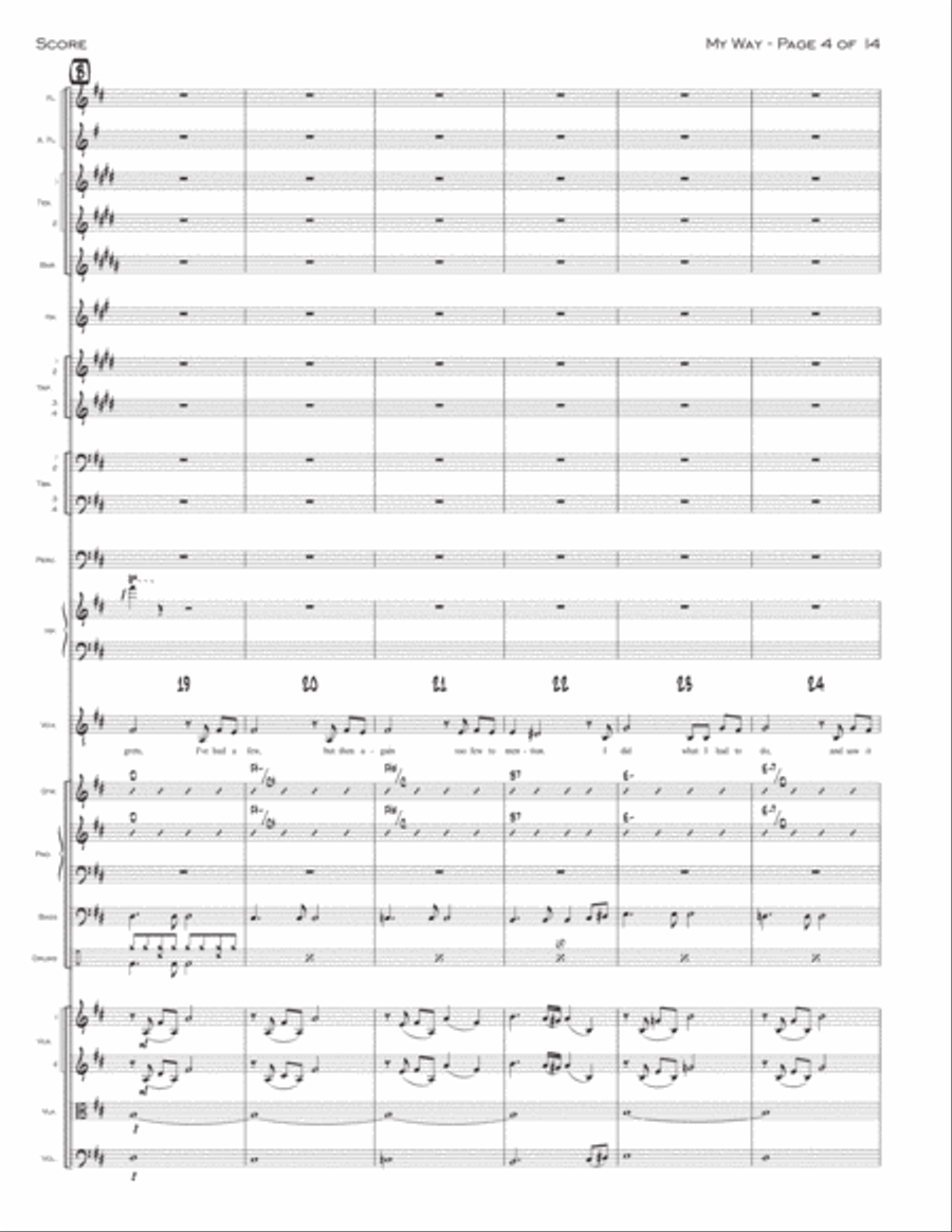 My Way Jazz Ensemble scores gallery preview page 4