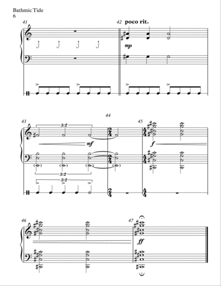 Bathmic Tide Handbell Choir scores gallery preview page 6