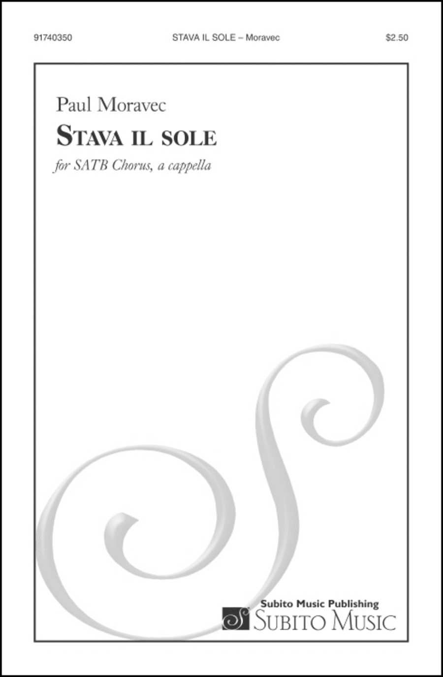 Stava il sole Stava il sole 4-Part scores gallery preview page 1