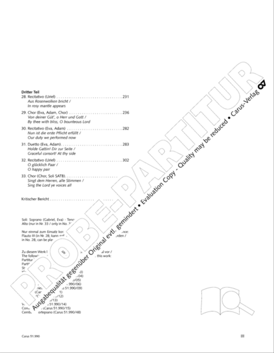The Creation (Die Schopfung) 4-Part scores gallery preview page 4