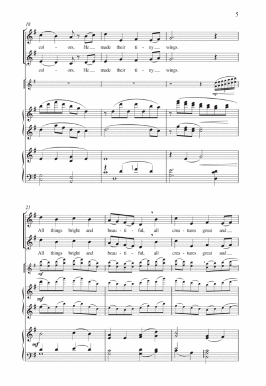 All things bright and beautiful SA scores gallery preview page 5