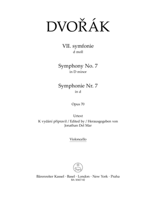 Book cover for Symphony Nr. 7 D minor op. 70