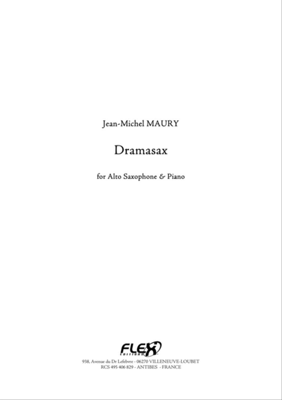Dramasax Alto Saxophone scores gallery preview page 1