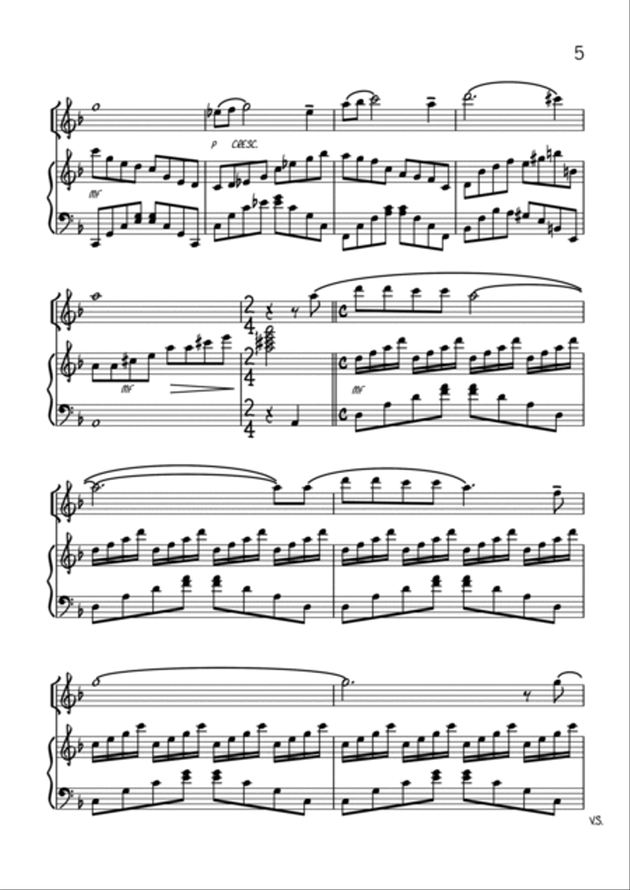 Walking In The Air Walking In The Air Flute Solo scores gallery preview page 5