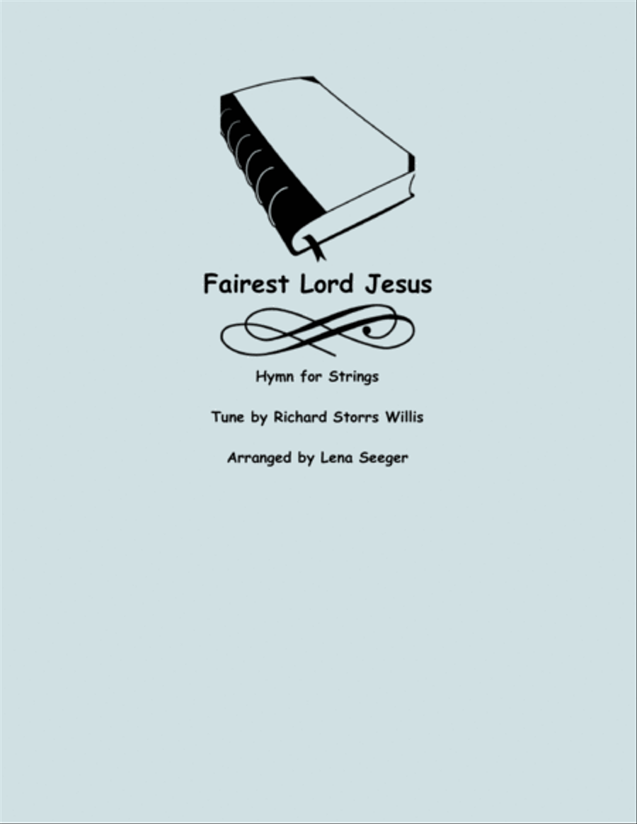 Fairest Lord Jesus String Quartet scores gallery preview page 1