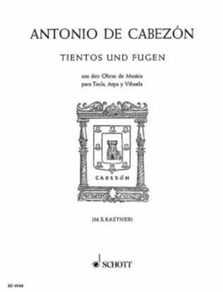 Book cover for Tientos and Fugues from "Obras de Musica"
