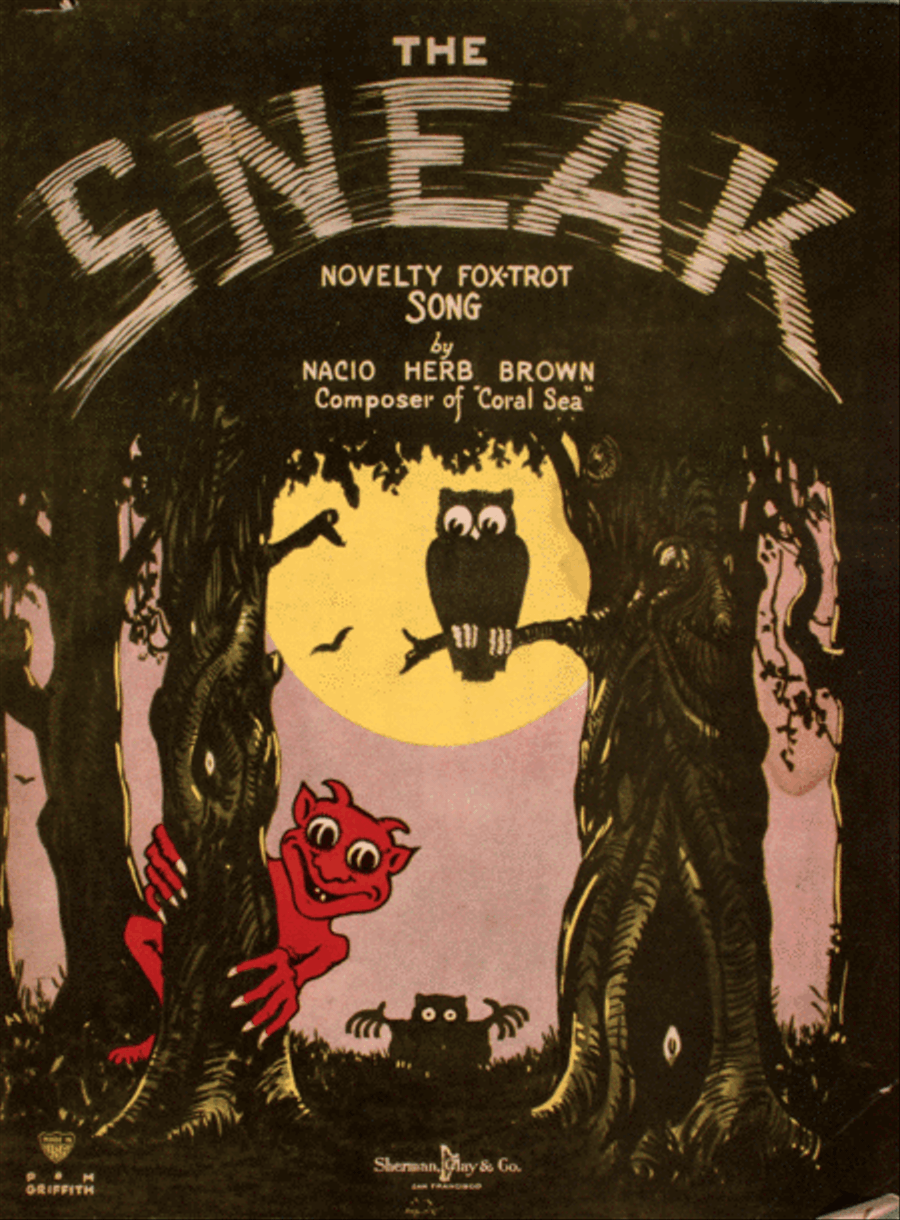The Sneak. Novelty Fox-Trot. Song Voice scores gallery preview page 1