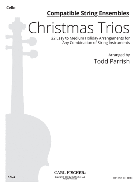 Compatible String Ensembles: Christmas Trios (Cello) image number null