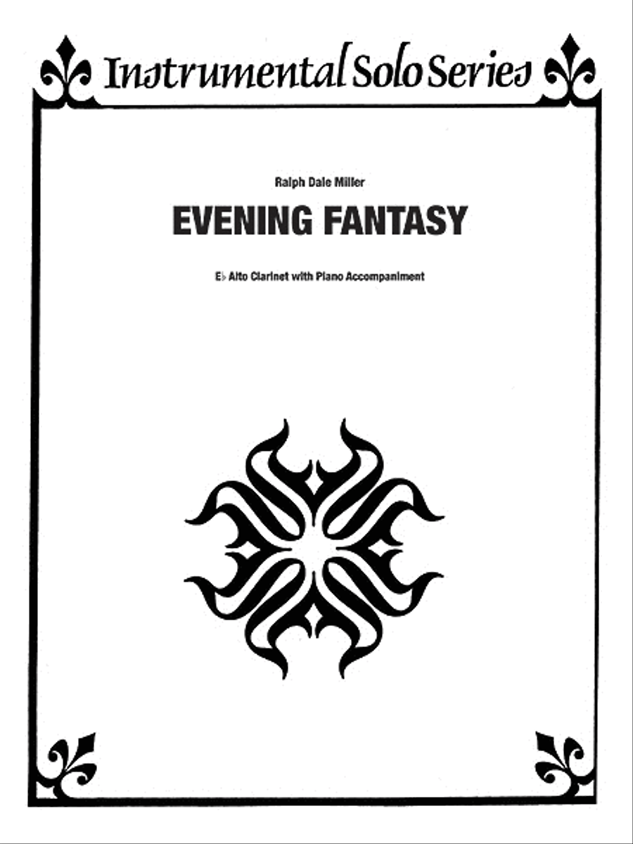 Evening Fantasy - Eb Alto Clarinet & Piano Small Ensemble scores gallery preview page 1