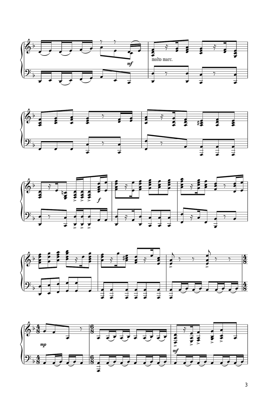 Will And Elizabeth Piano Solo scores gallery preview page 3