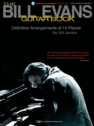 Book cover for The Bill Evans Guitar Book