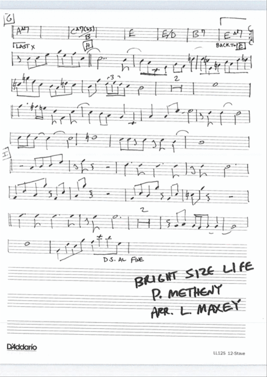 Bright Size Life Bright Size Life Jazz Ensemble scores gallery preview page 5