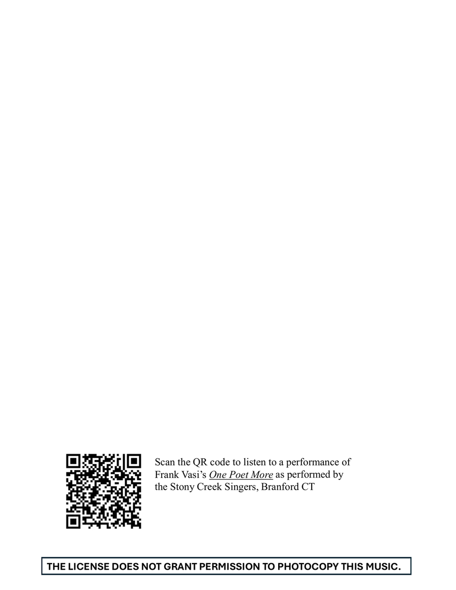 One Poet More Divisi scores gallery preview page 2