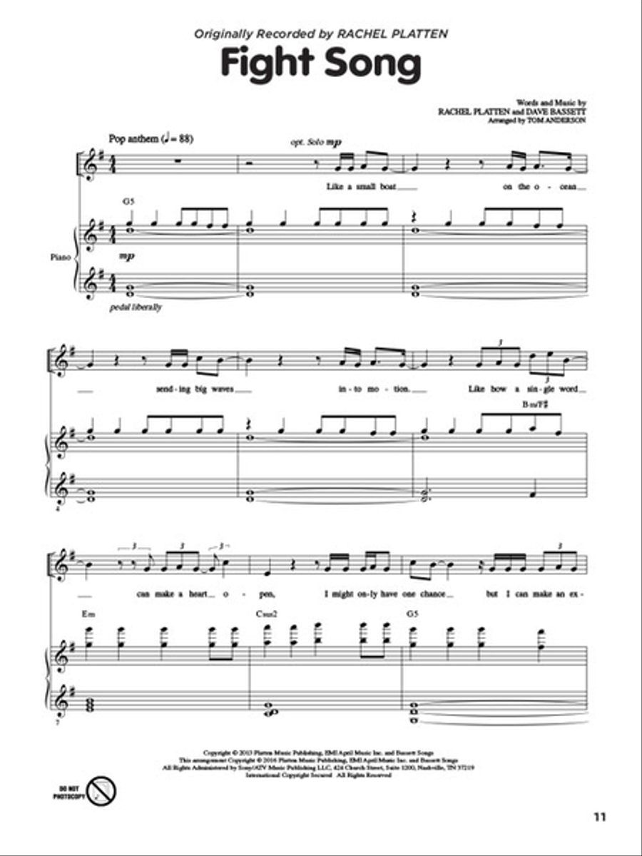 Let's All Sing KIDZ BOP Choir scores gallery preview page 3