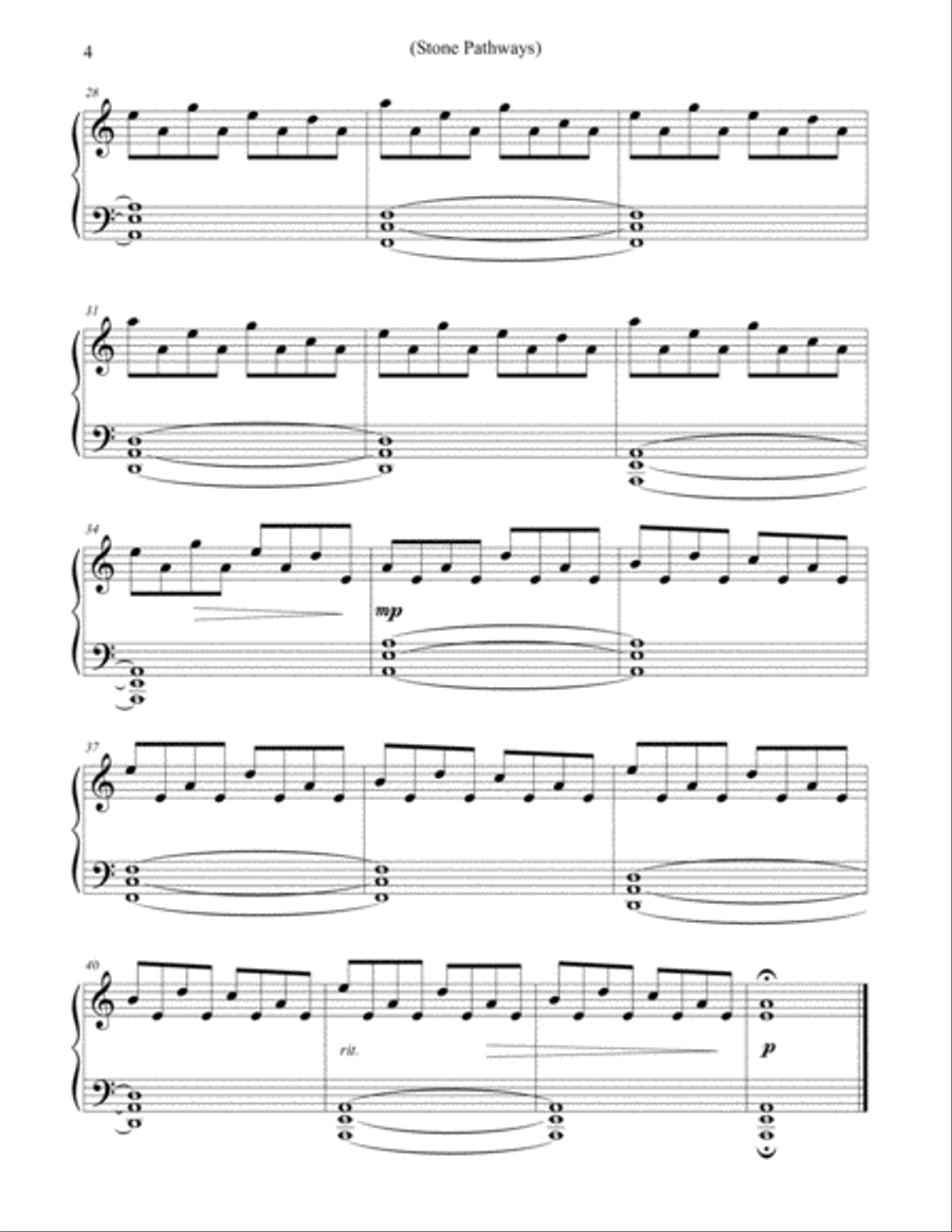 Piano Minimal Piano Solo scores gallery preview page 4