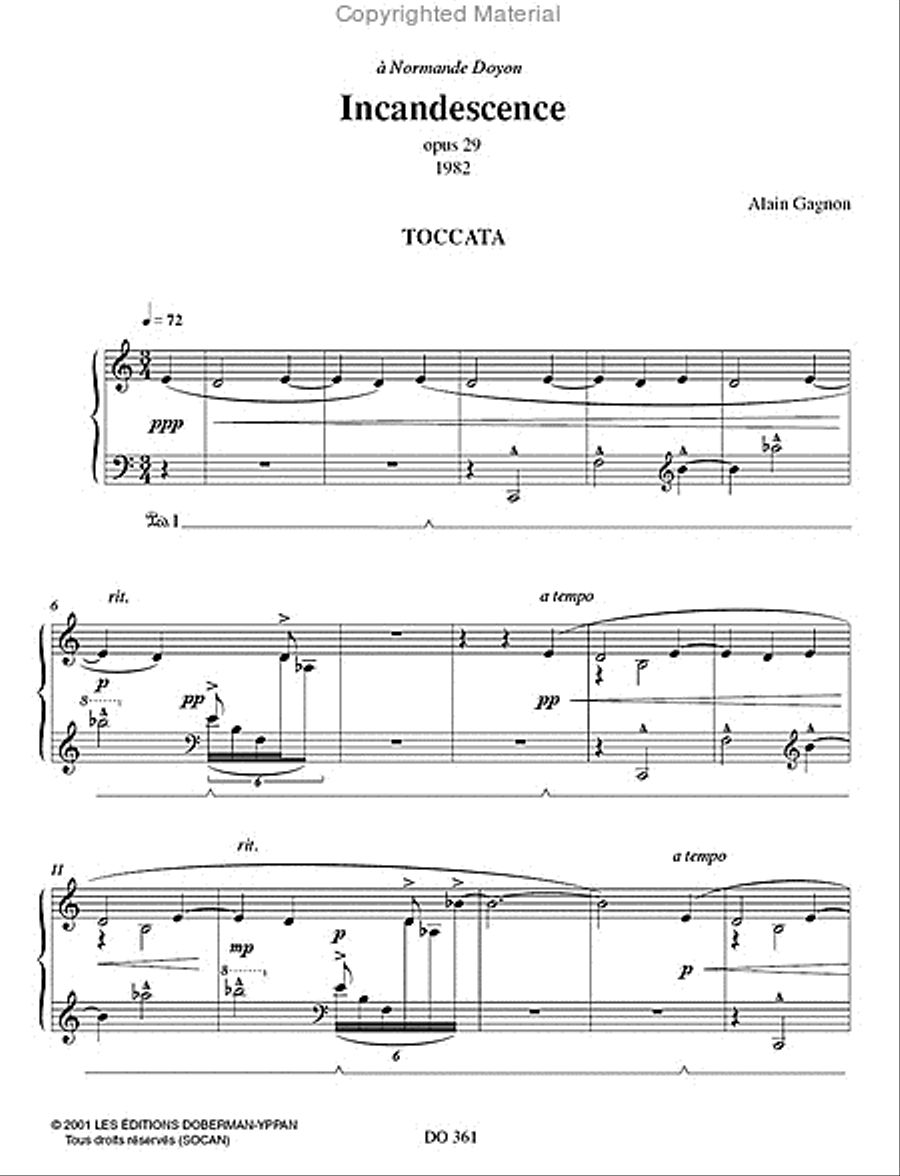 Incandescence Piano Solo scores gallery preview page 2