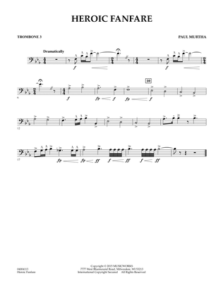 Heroic Fanfare - Trombone 3
