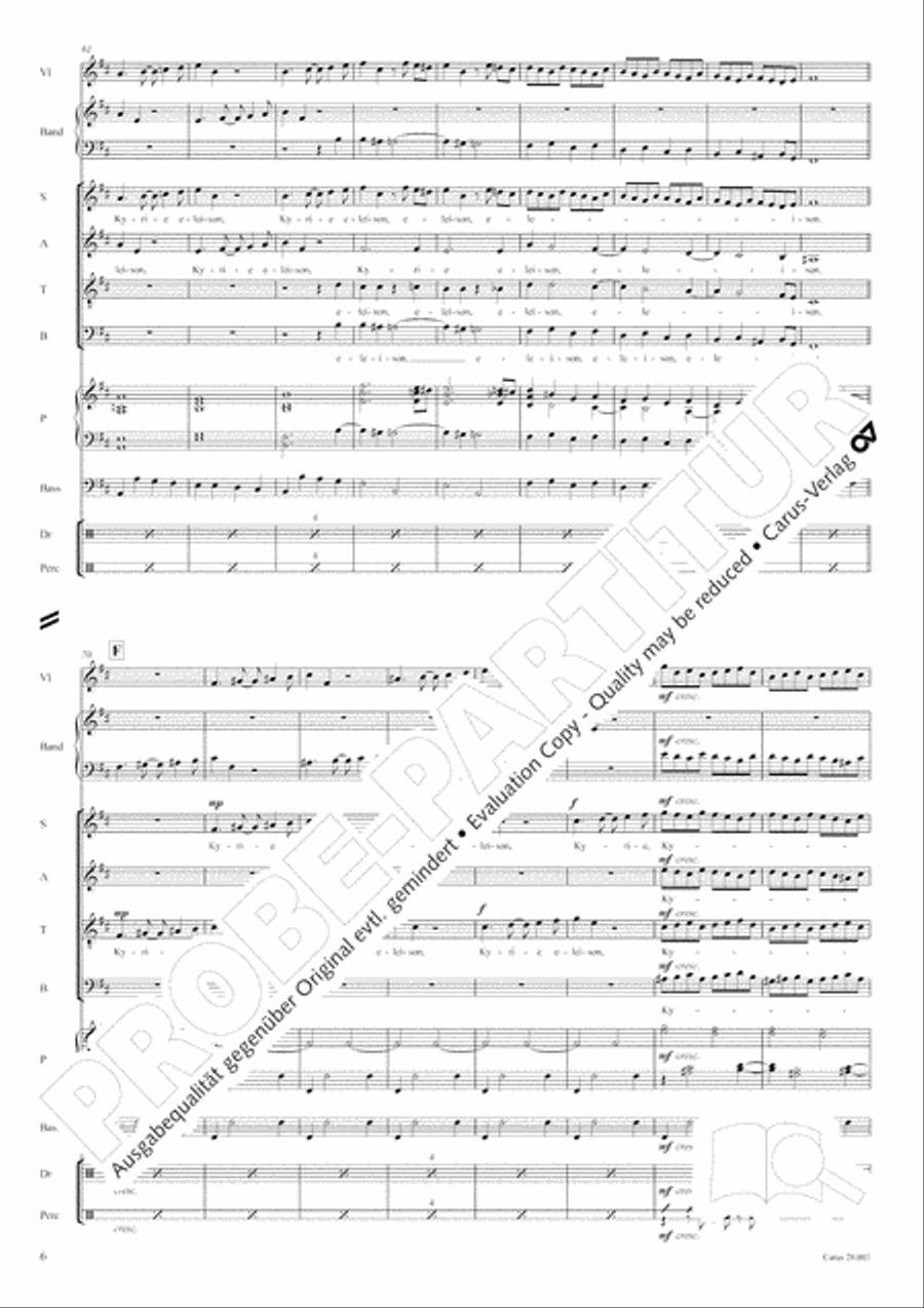 Missa latina Missa latina 4-Part scores gallery preview page 7