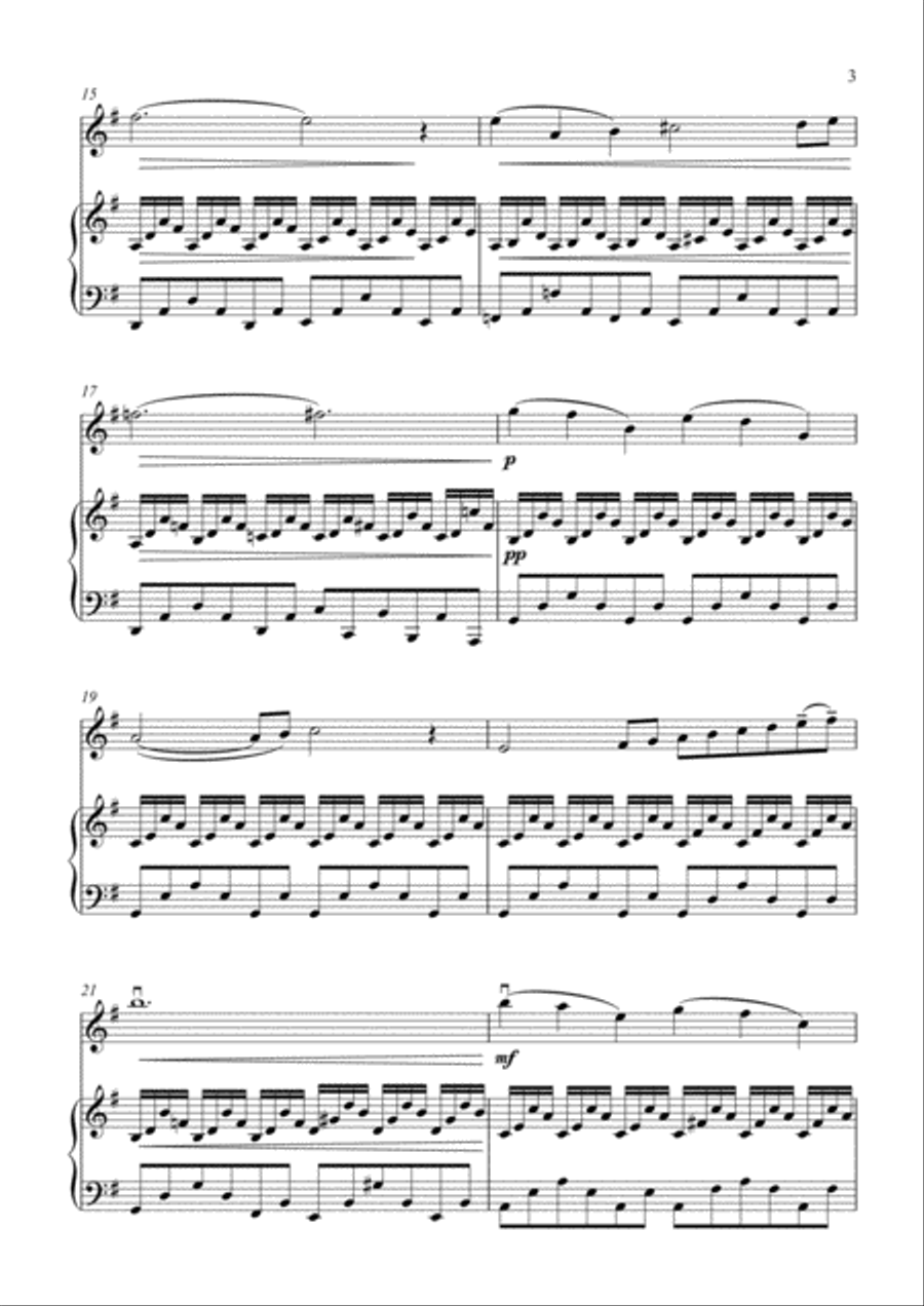 Saint-Sans - The Swan - violin and piano image number null